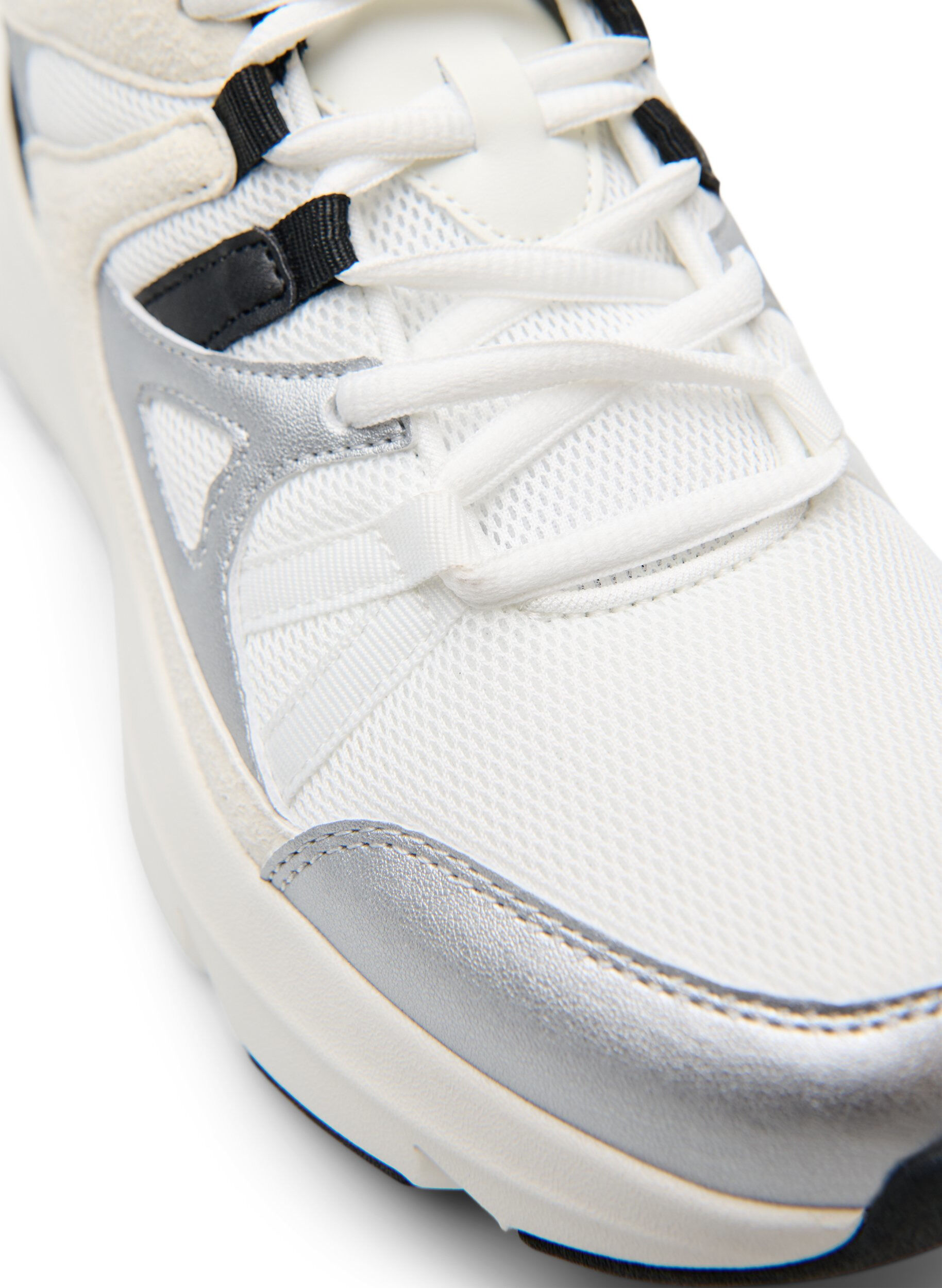 Zizzifashion Comfortable sneakers with a shock-absorbing sole, White, Packshot image number 3