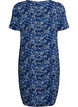 Dress with print and short sleeves, Blue, Packshot image number 1