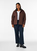 Lightly padded jacket with diamond quilt, Brown, Model image number 1