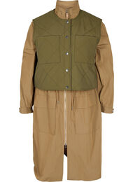 Parka jacket with detachable vest, Ermine w. Grape Leaf, Packshot