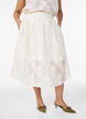 Floral jacquard midi skirt, Vanilla, Model image number 2