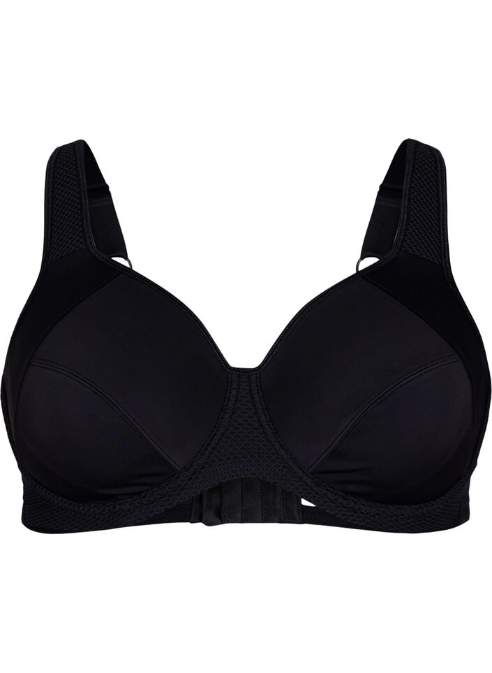 CORE, HIGH SUPPORT WIRE BRA - Sports bra with wire, Black, Packshot