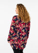 Floral blouse with long sleeves, Blue, Model image number 2