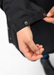 Rain jacket with pockets and a hood, Black, Model image number 4