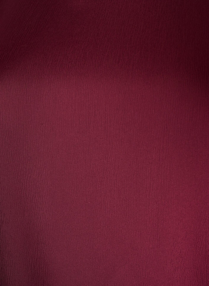 Satin blouse with elbow-length sleeves, Red, Packshot image number 2