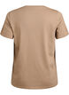 T-shirt with decorative details, Beige, Packshot image number 1