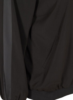 Bomber jacket with zipper, Black, Packshot image number 3