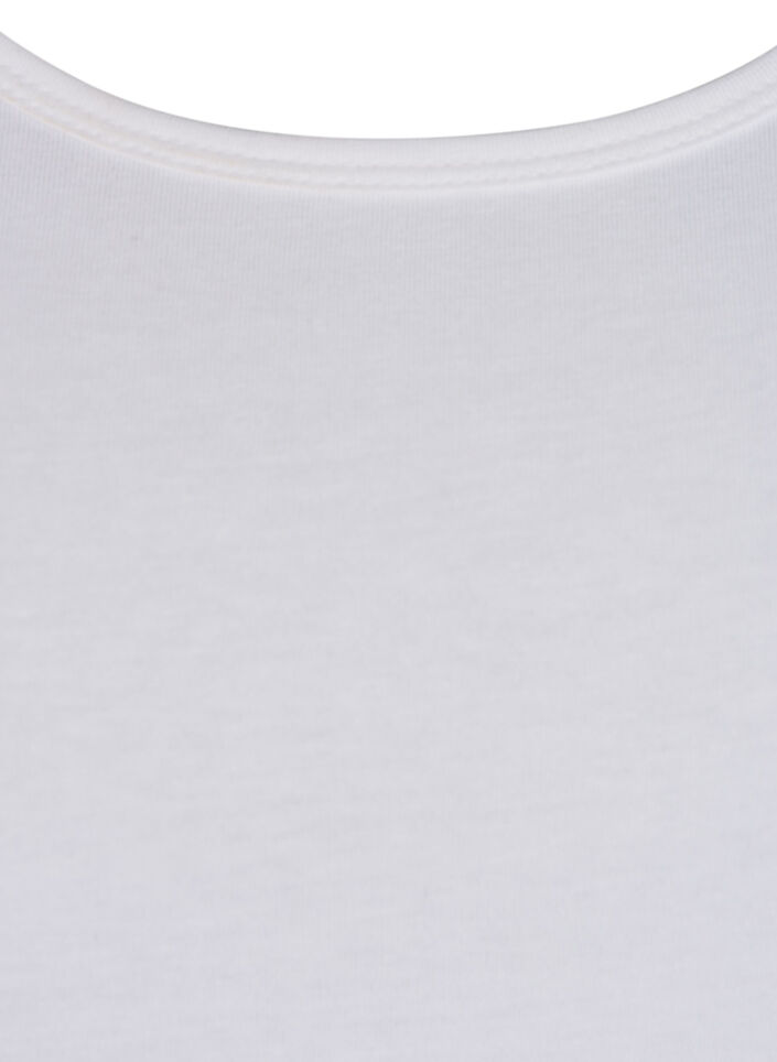 Basic top, White, Packshot image number 2