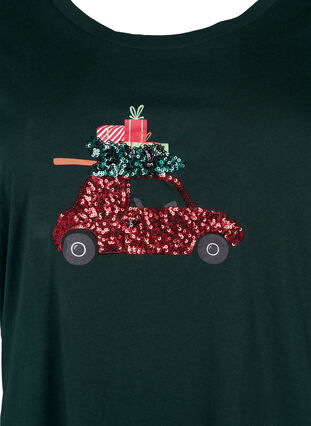 Christmas t-shirt in cotton, Scarab Car, Packshot image number 2