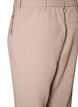 Tailored trousers with a high waist and straight fit, Beige, Packshot image number 3