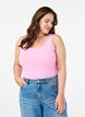 Cotton basic top, Pink, Model image number 0