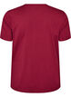 Basic cotton T-shirt with round neck, Red, Packshot image number 1