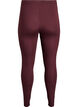 Basic leggings in viscose, Dark Bordeaux, Packshot image number 1