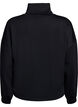 Blouse with turtleneck in modal mix, Black, Packshot image number 1