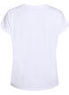 Loose t-shirt with round neck, White, Packshot image number 1