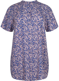 FLASH - Floral tunic with short sleeves