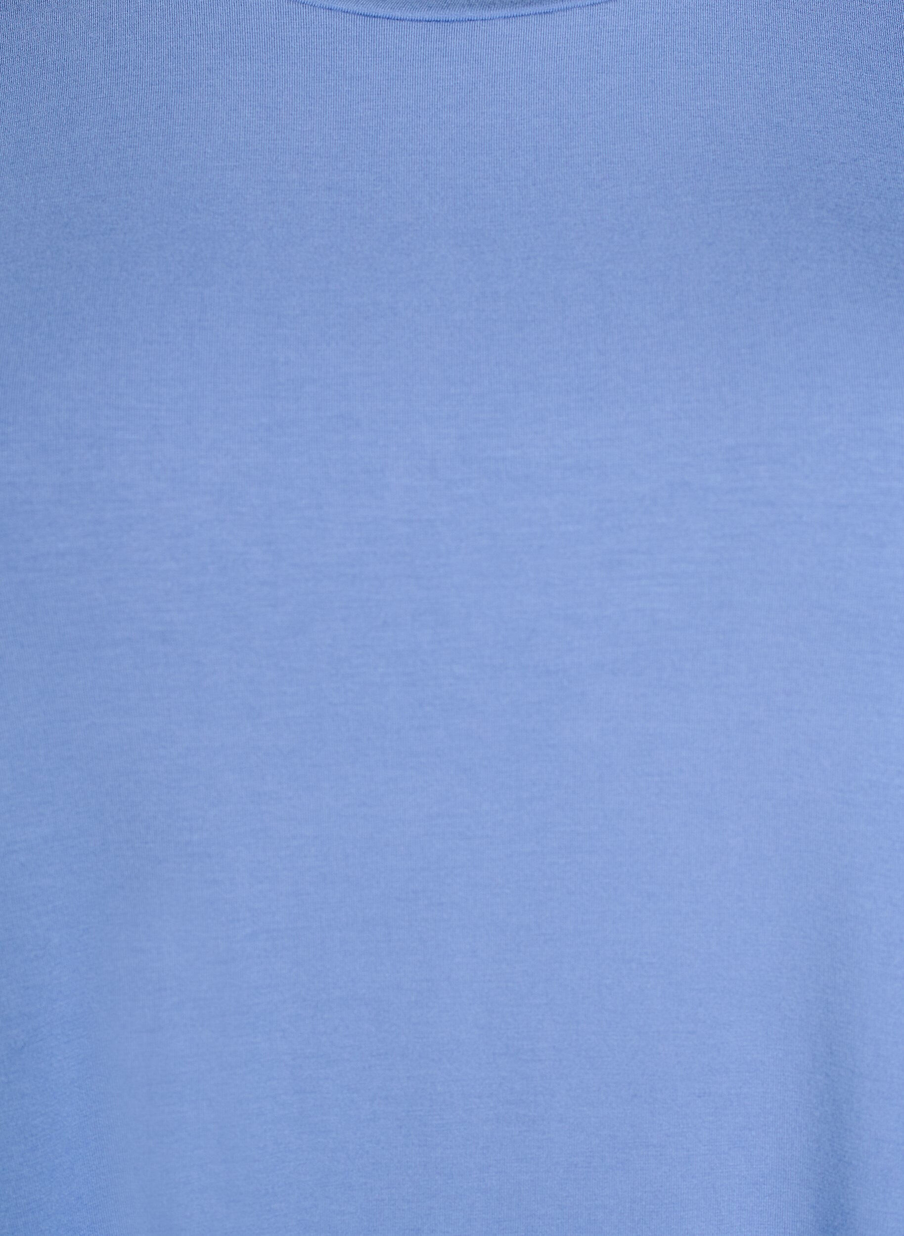 Zizzifashion Loose night tee in viscose, Blue, Packshot image number 2