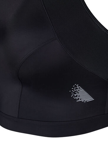 CORE, SUPER HIGH, SPORTS BRA - Sports bra with adjustable shoulder straps, Black, Model image number 3