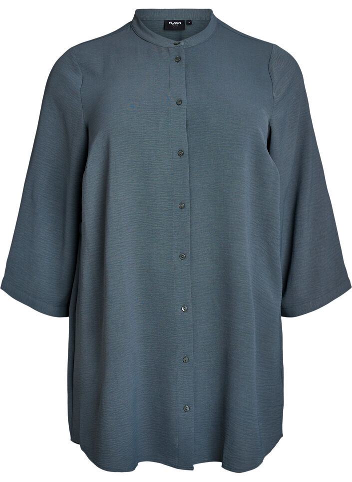 Tunic with 3/4 sleeves, Green, Packshot image number 0
