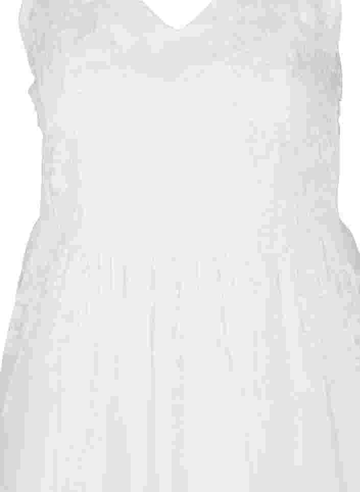 Sleeveless v-neckline wedding dress, Star White, Packshot image number 2