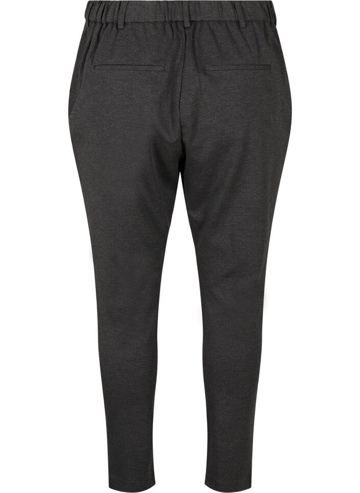 Cropped Maddison trousers, Dark Grey, Packshot image number 1