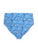 Bikini briefs with print and a high waist, Blue, Packshot image number 1