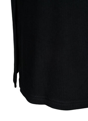Slim fit midi skirt in viscose, Black, Packshot image number 3