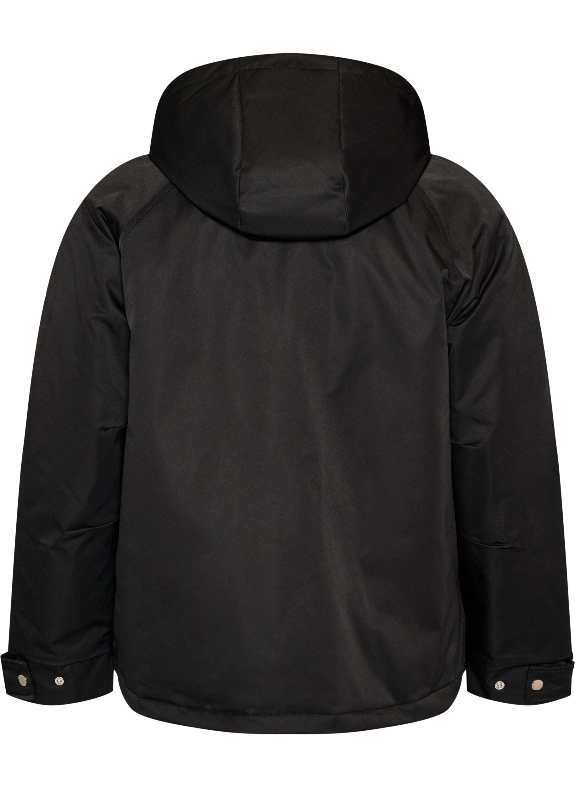 ZizzifashionPadded parka with a detachable hood, Black, Packshot image number 1