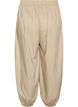 Balloon trousers with pockets and an elasticated waistband, Beige, Packshot image number 1
