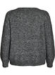 Jumper with flower appliqu&eacute;, Grey, Packshot image number 1