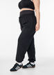Sweatpants with a wide waistband, Black, Model image number 0