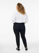 Slim fit Emily jeans with regular waist, Black, Model image number 1