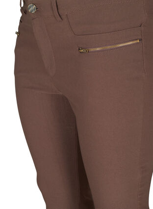 Cropped trousers with zip details, Shopping Bag, Packshot image number 2