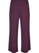 Ribbed jersey trousers with wide legs, Purple, Packshot image number 0