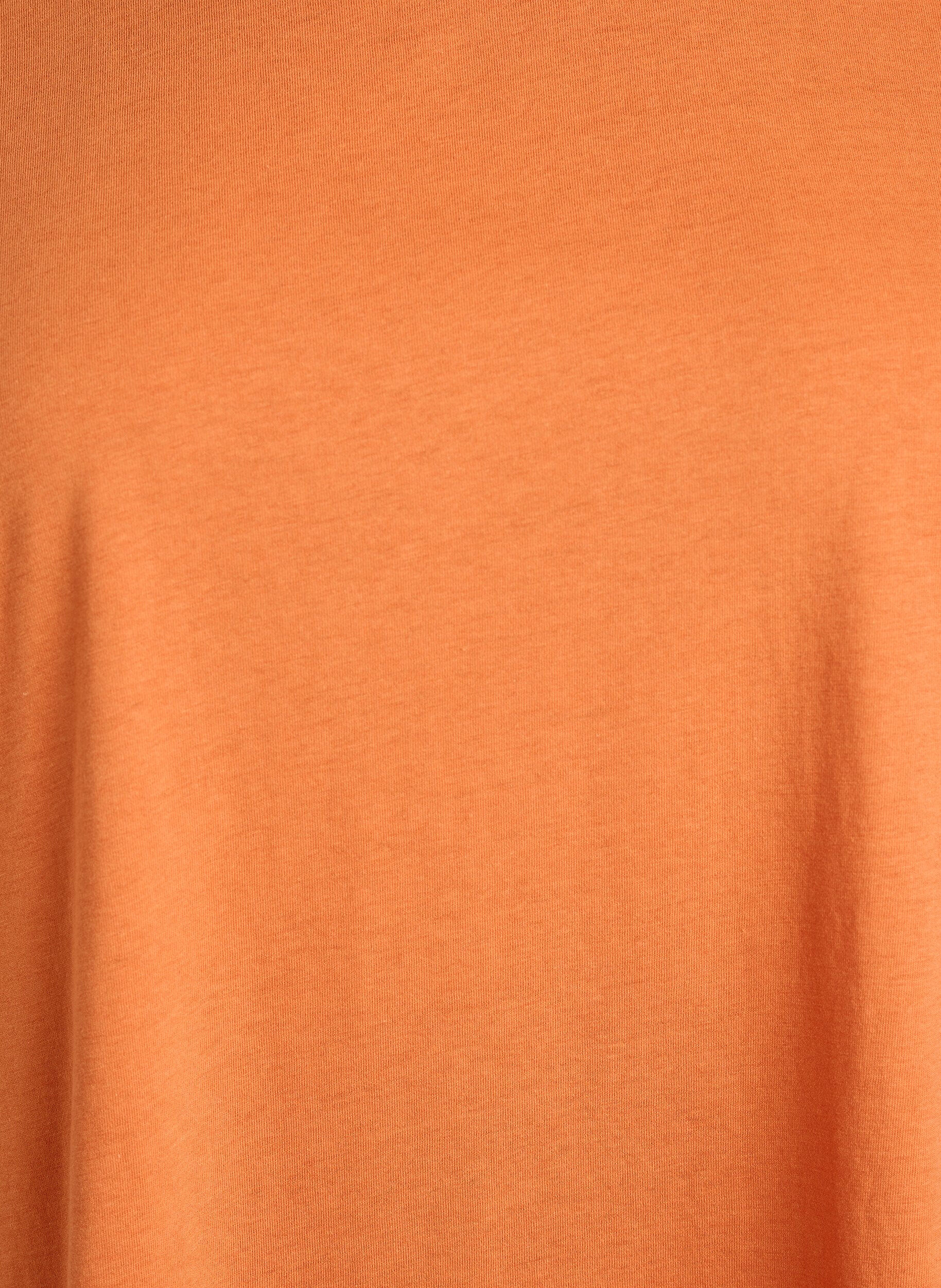 ZizzifashionShort-sleeved cotton blend t-shirt, Orange, Packshot image number 2