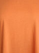 Short-sleeved cotton blend t-shirt, Orange, Packshot image number 2