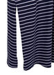 Striped midi dress in cotton with short sleeves, Blue, Packshot image number 3