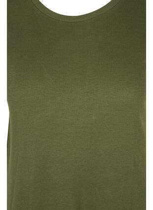 Sleeveless pyjama top in viscose, Ivy Green, Packshot image number 2