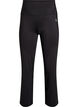 Flared training trousers with high waist, Black, Packshot image number 0