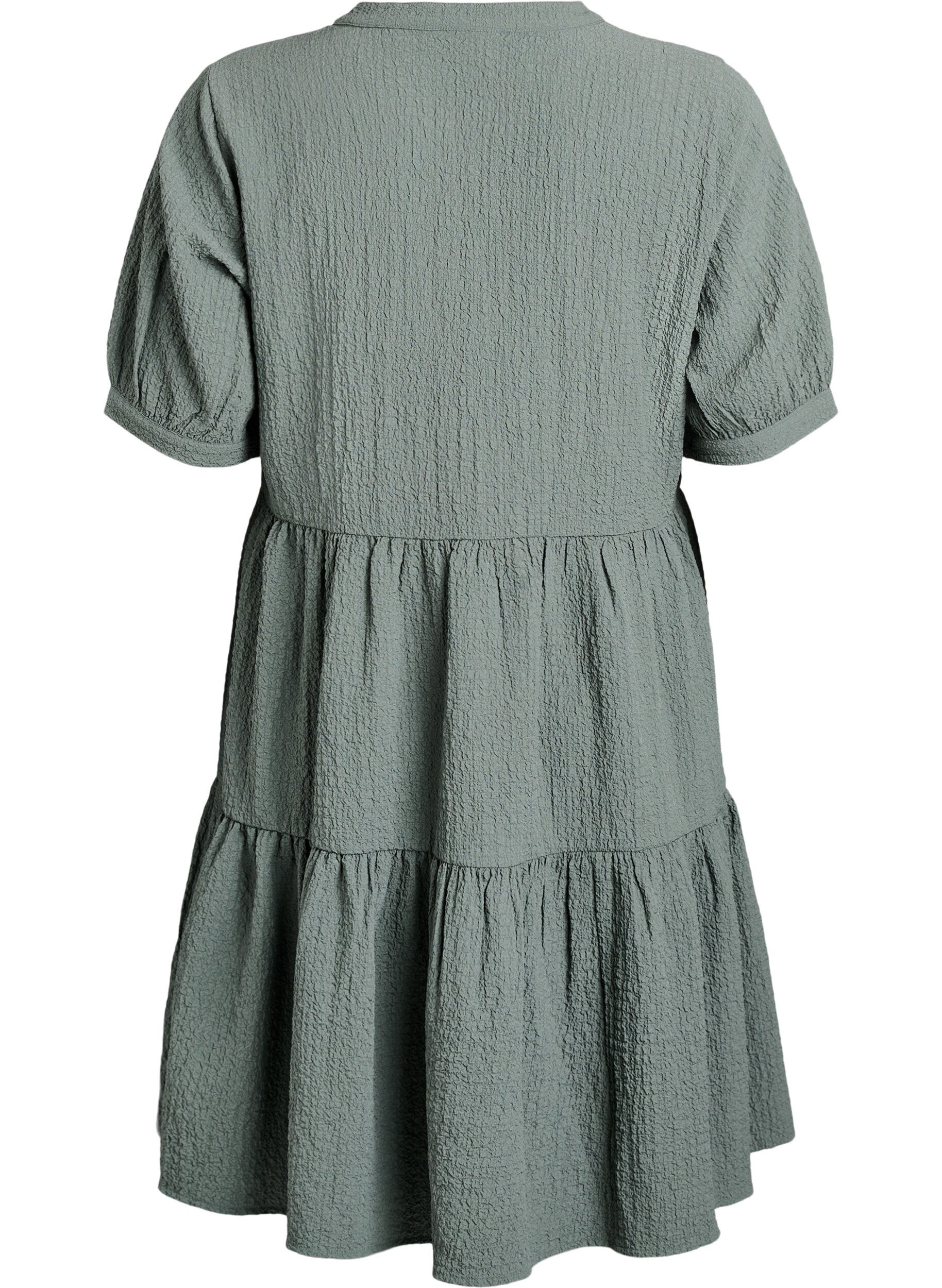 ZizzifashionShort A-line dress, Green, Packshot image number 1