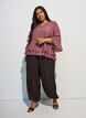 Blouse with 3/4-sleeves and ruffle details, Rose, Model image number 1