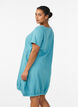 Short-sleeved cotton dress, Light Blue, Model image number 2