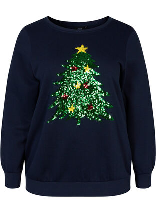 Christmas jumper, Night Sky Tree, Packshot image number 0