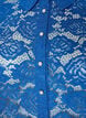 Lace shirt with pearl buttons, Blue, Packshot image number 2