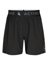 Workout shorts with back pocket
