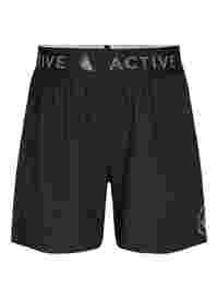 Workout shorts with back pocket