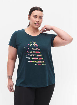 Sports t-shirt with print, Ponderosa Pine w. A, Model image number 0