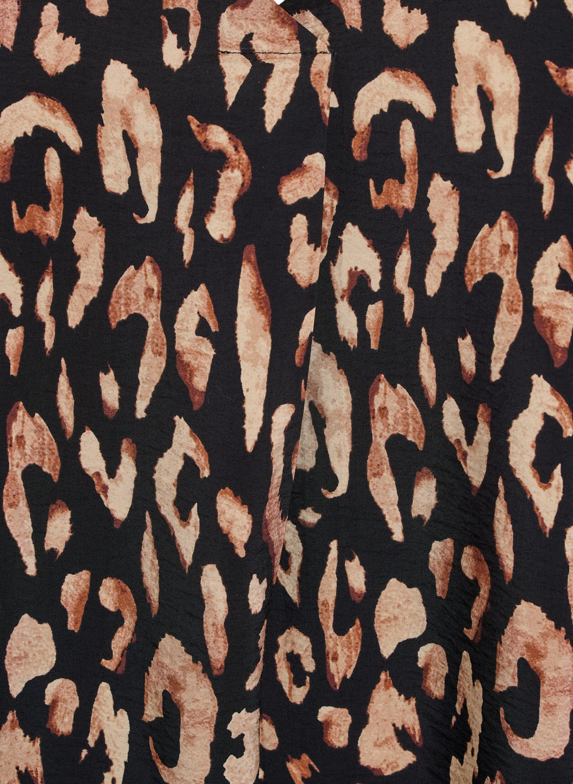 ZizzifashionV-neck dress in viscose, Black, Packshot image number 2