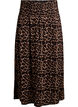 FLASH - Viscose maxi skirt with smocking, Brown, Packshot image number 0