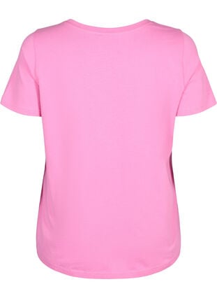 Cotton t-shirt with embroidered cherry, Roseb. W. CherryEMB., Packshot image number 1
